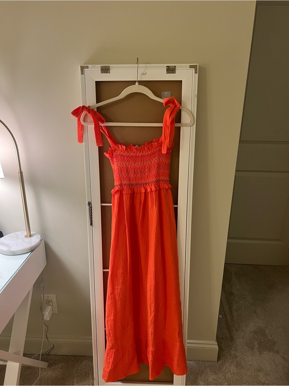 Lisa Todd orange dress
